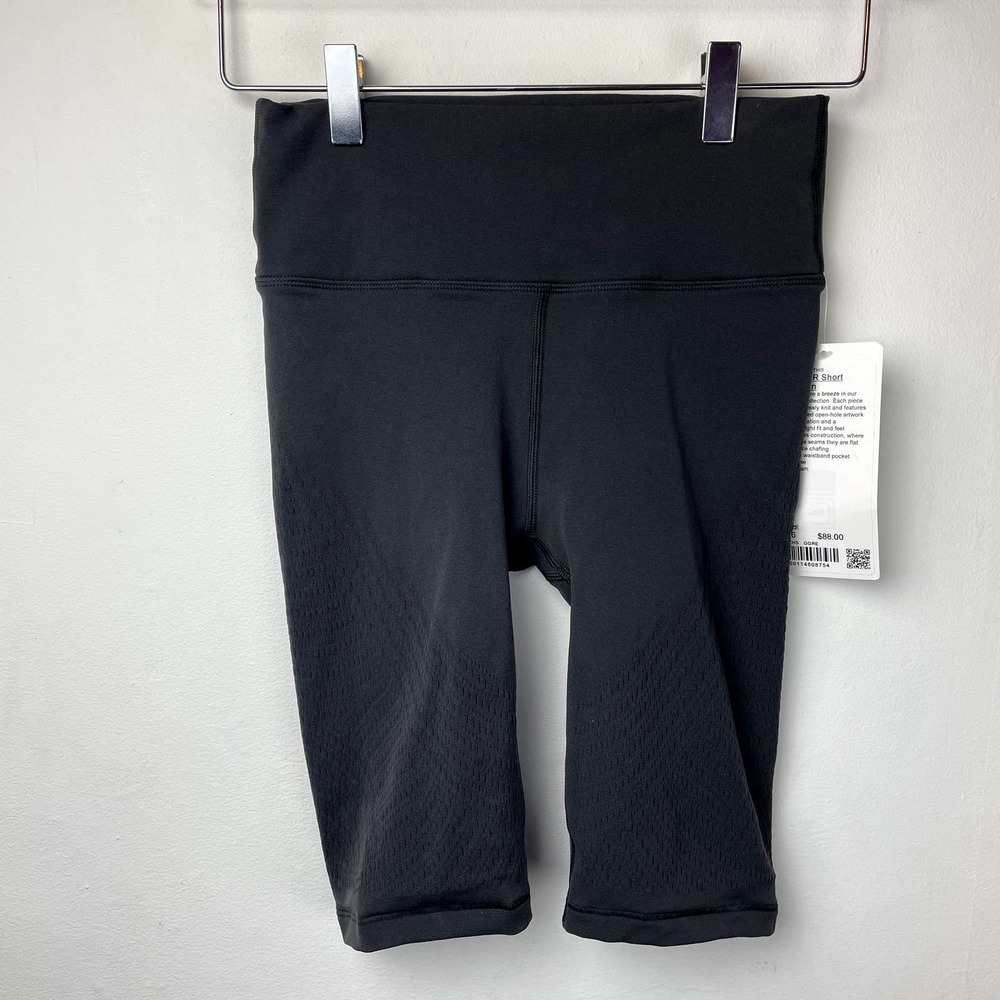 lululemon Dark Gray Reveal Hi-Rise Short Digi Rain 9" — Women's Size 6 NWT NEW - Picture 2 of 12